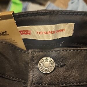 Levi's Charcoal Super Skinny Jeans